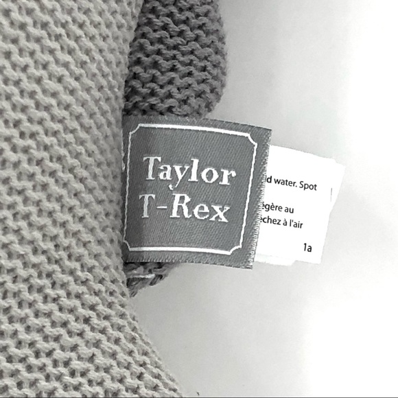 Living Textiles Taylor T-Rex Plush Rattle Toy NEW - Picture 5 of 8